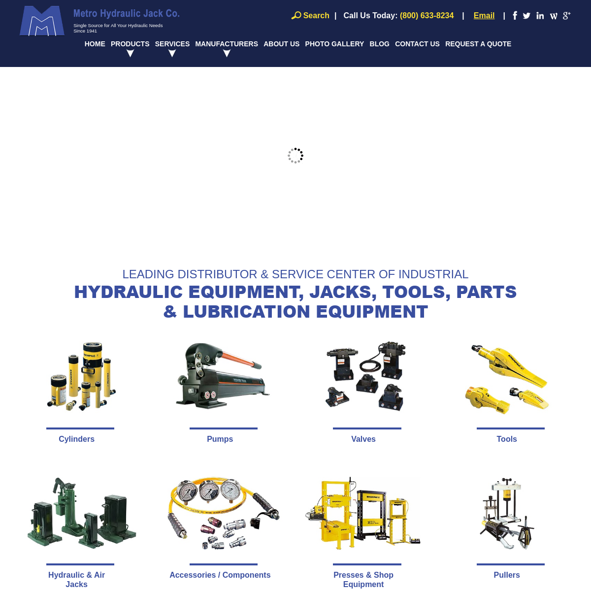 A complete backup of metrohydraulic.com