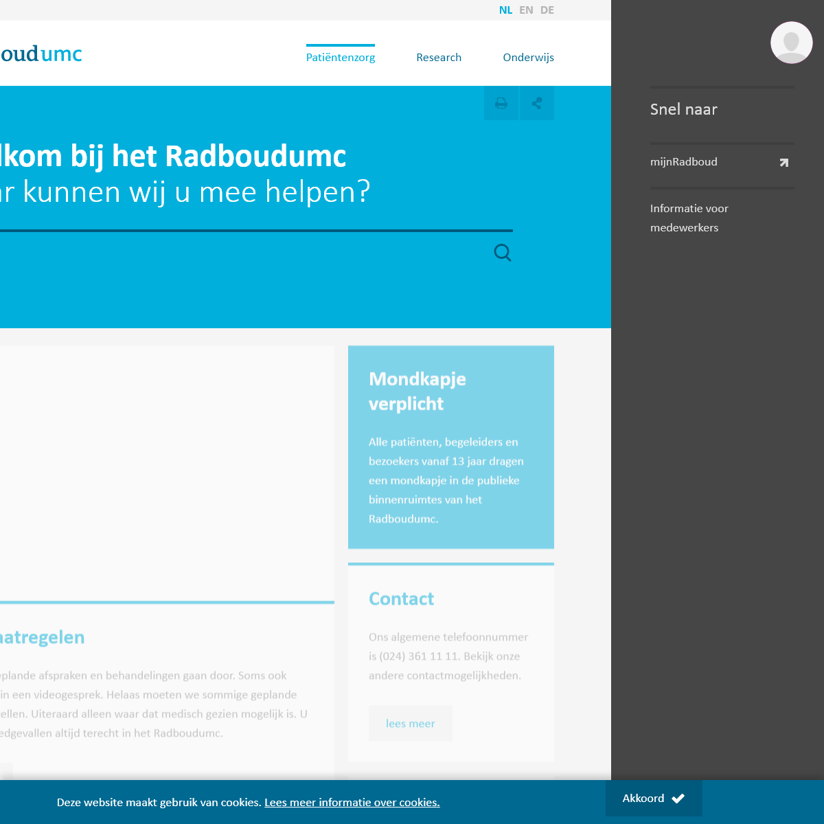 A complete backup of radboudumc.nl