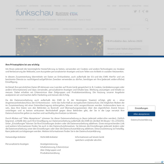 A complete backup of funkschau.de