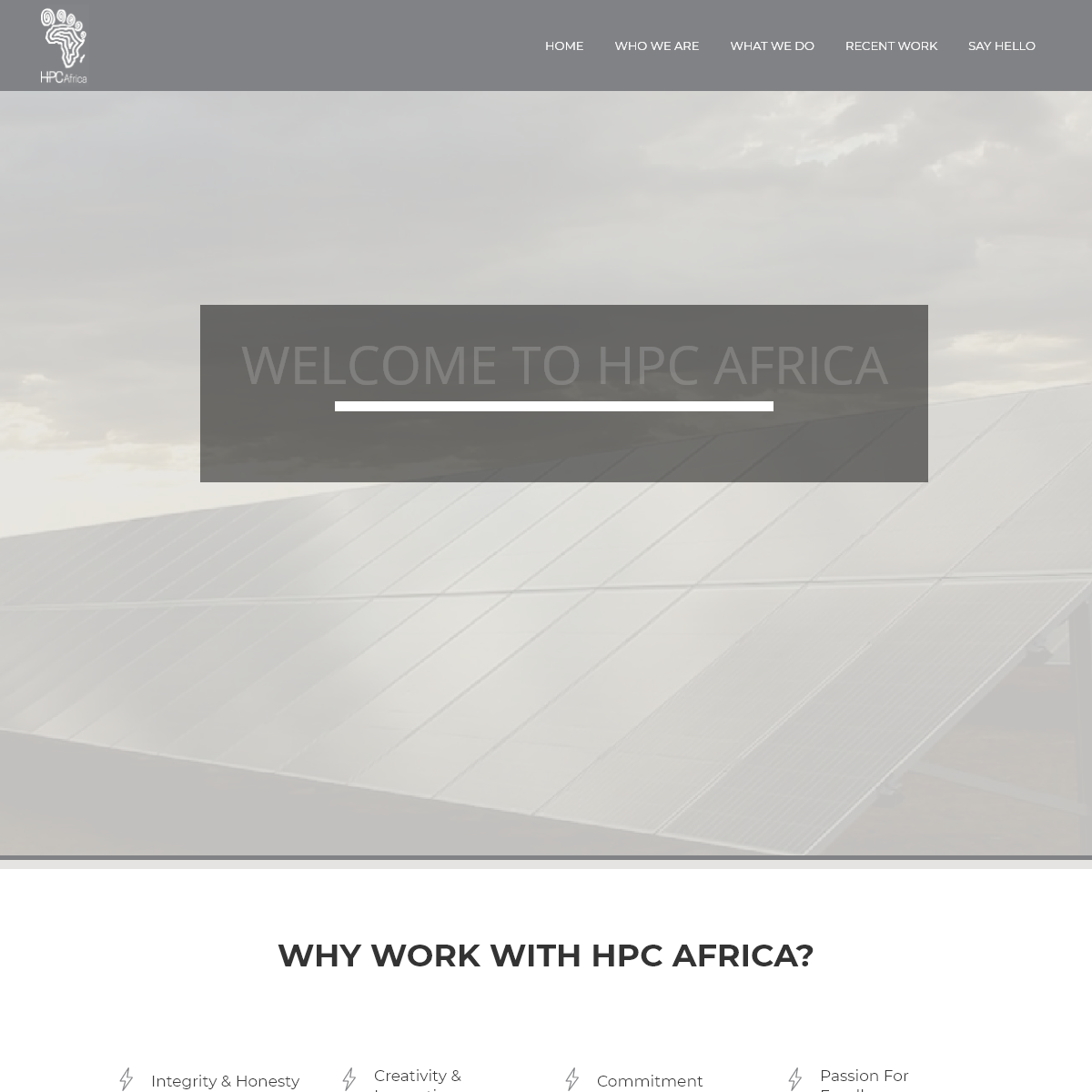 A complete backup of hpcafrica.com