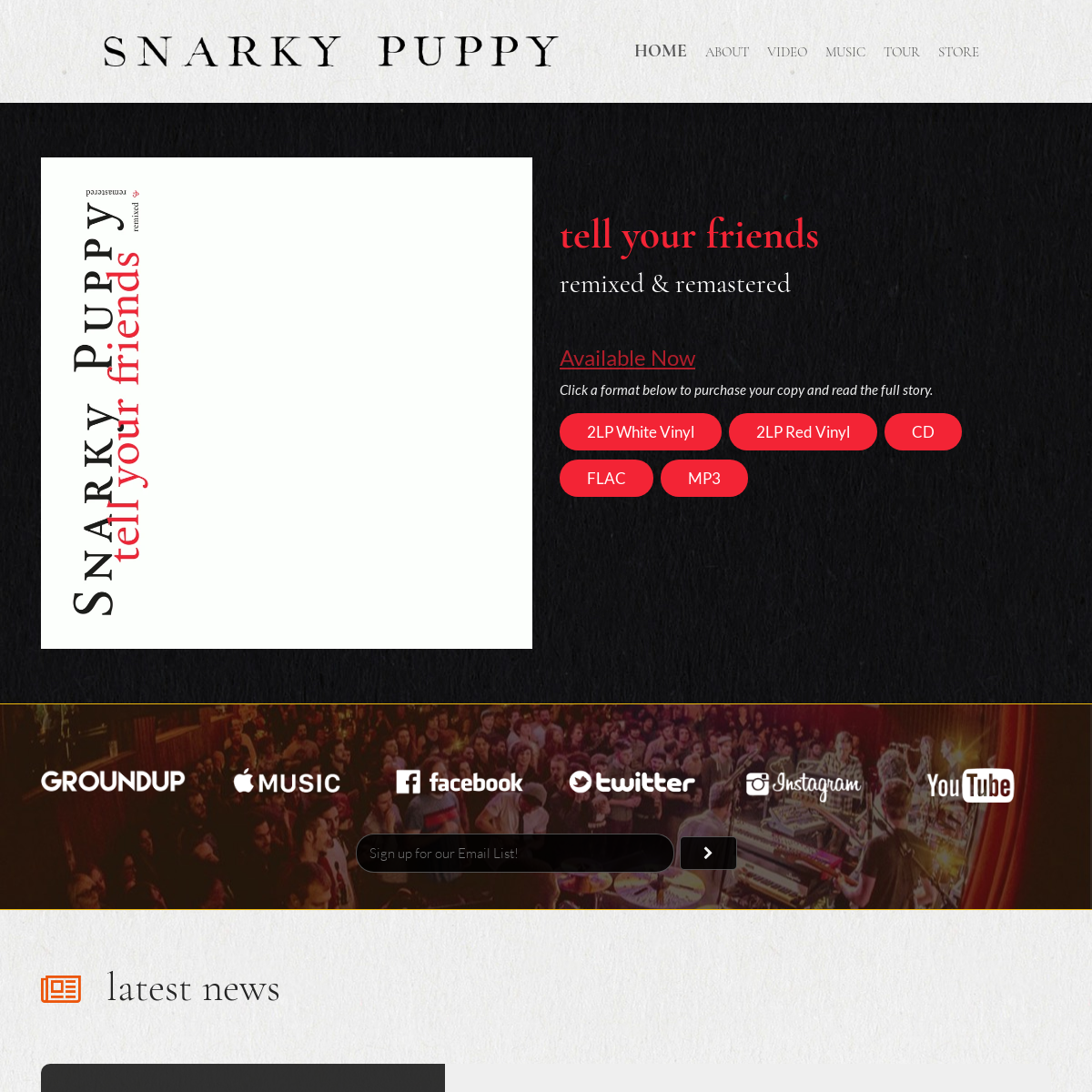 A complete backup of snarkypuppy.com