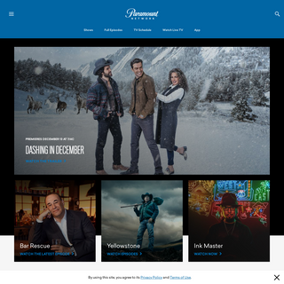 A complete backup of paramountnetwork.com