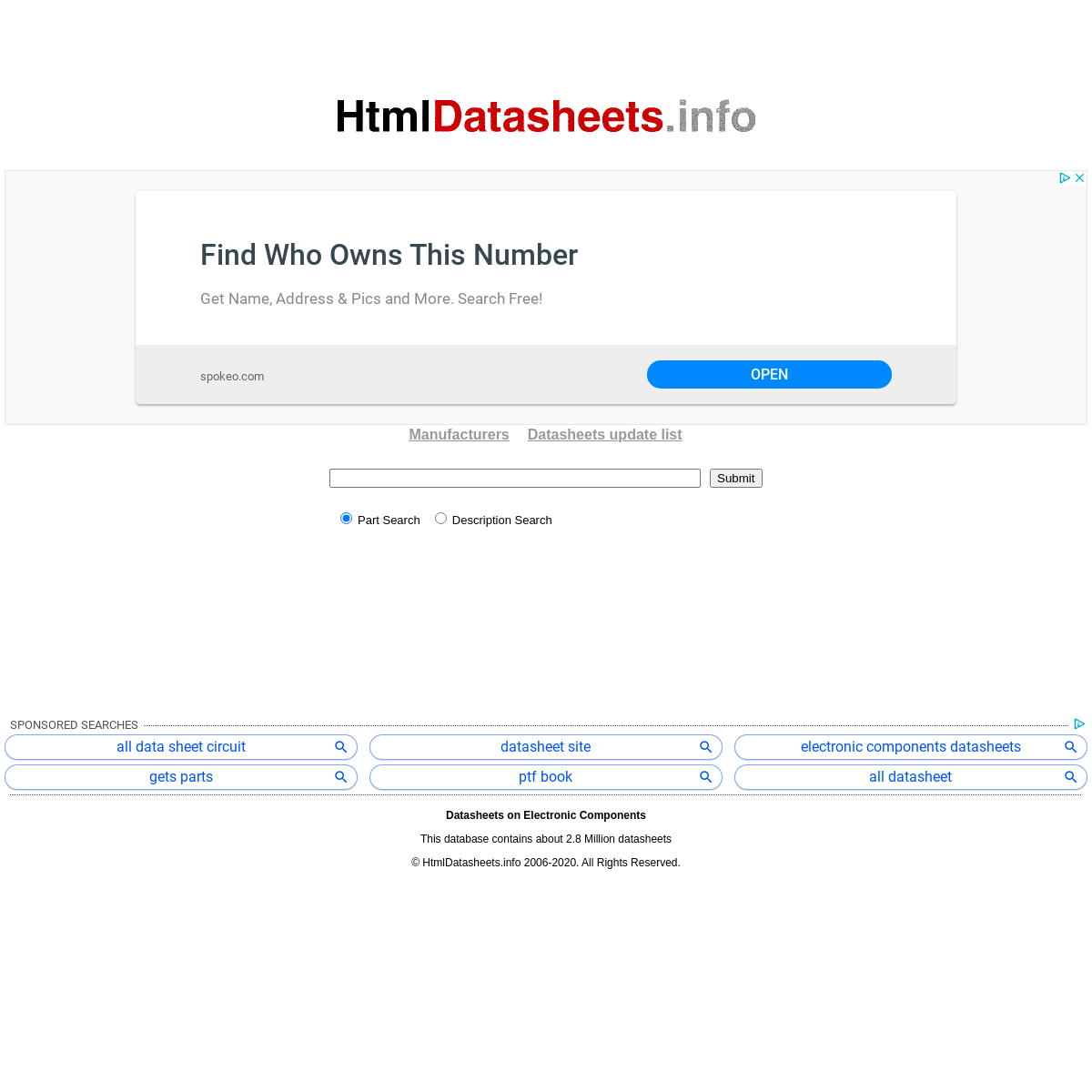 A complete backup of htmldatasheets.info