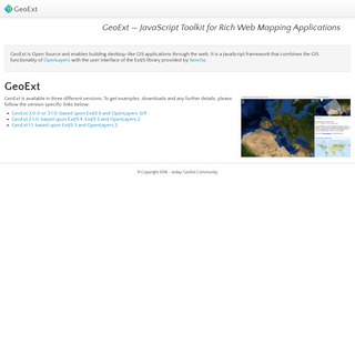 A complete backup of geoext.org