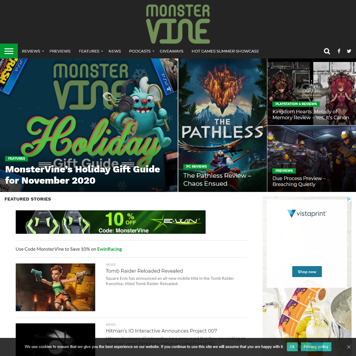 A complete backup of monstervine.com