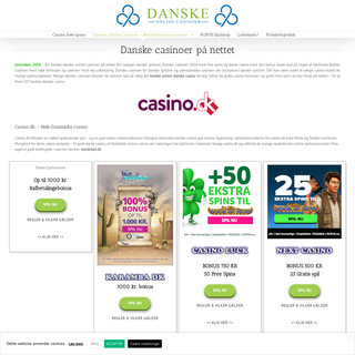 A complete backup of danske-online-casinoer.dk
