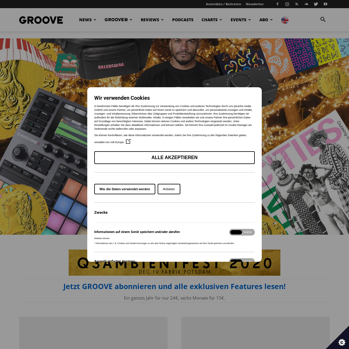 A complete backup of groove.de