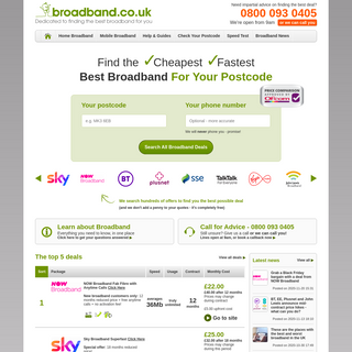A complete backup of broadband.co.uk