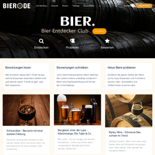 A complete backup of bier.de