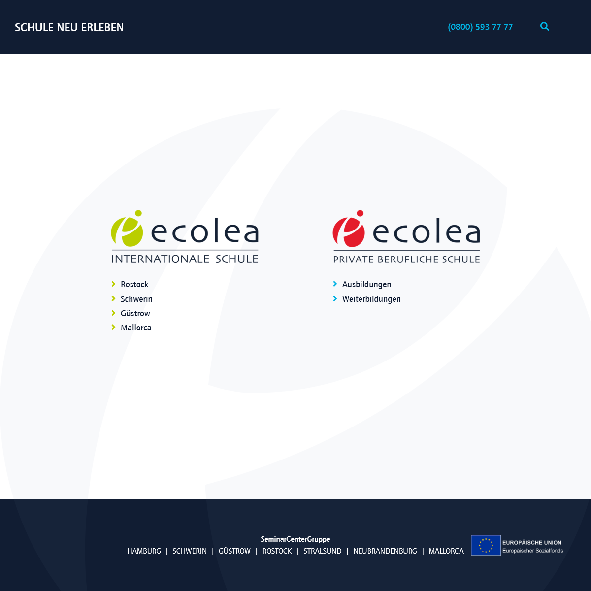 A complete backup of ecolea.de