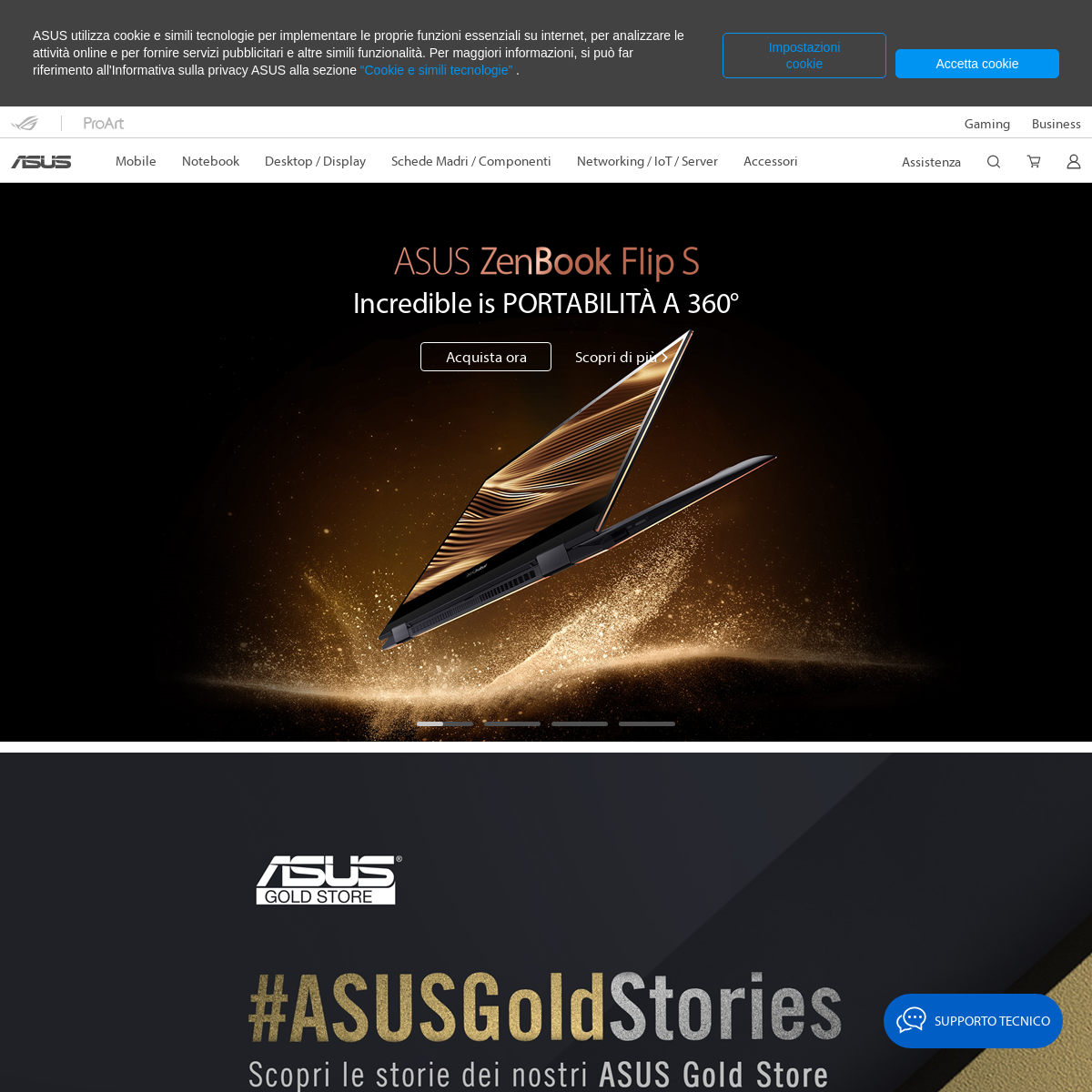A complete backup of asus.it