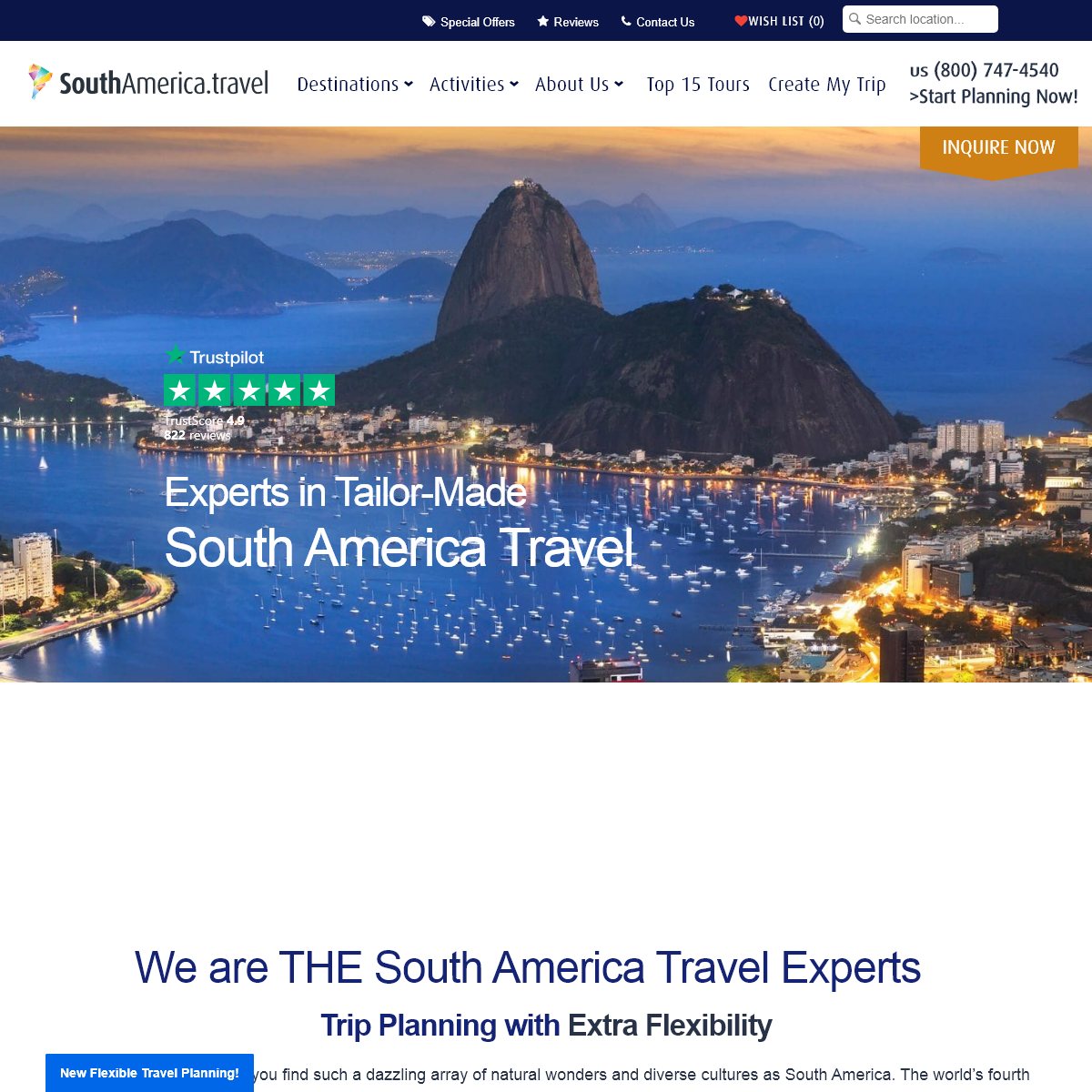 A complete backup of southamerica.travel