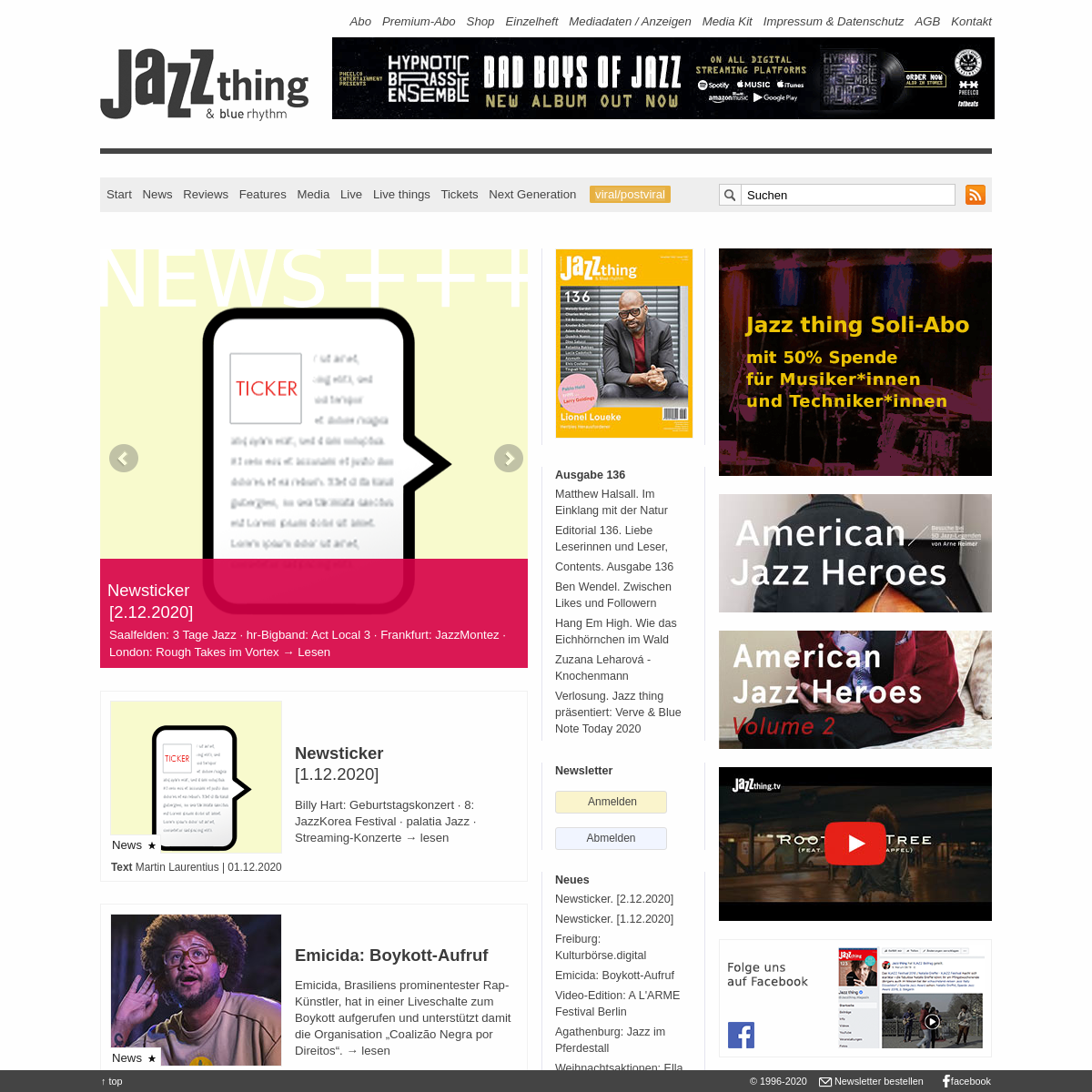 A complete backup of jazzthing.de