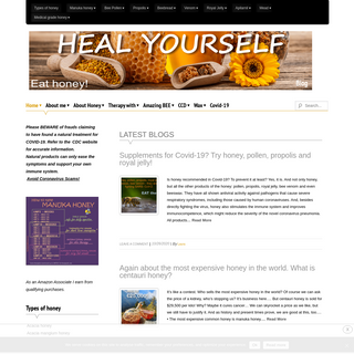 A complete backup of healthywithhoney.com