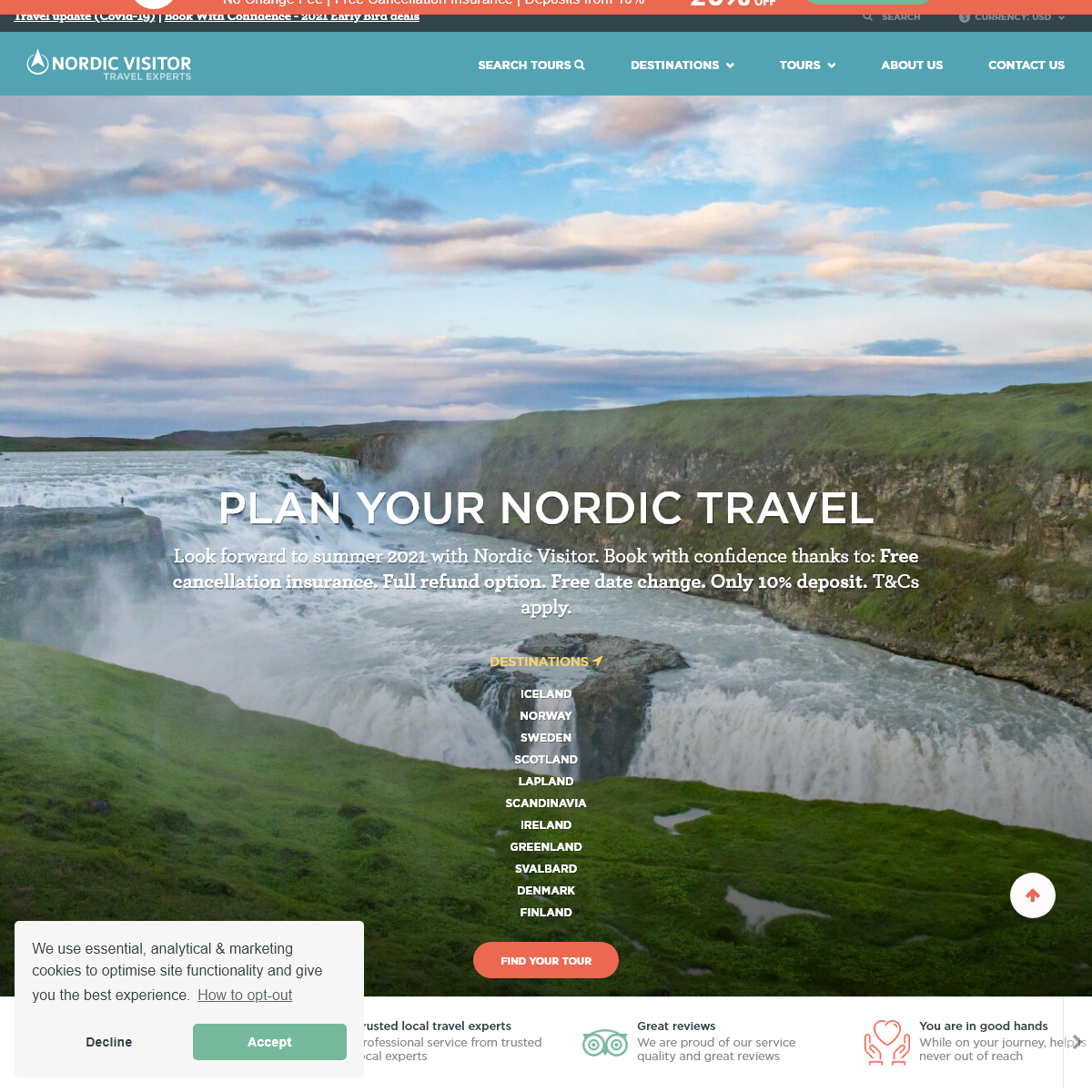 A complete backup of nordicvisitor.com