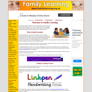 A complete backup of familylearning.org.uk