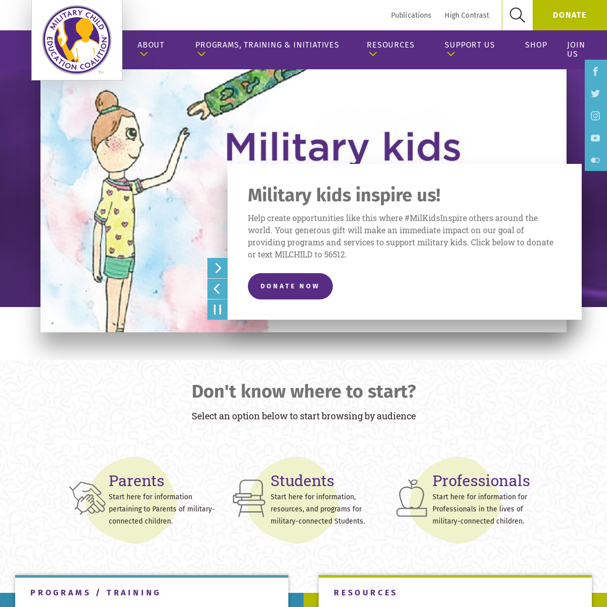 A complete backup of militarychild.org