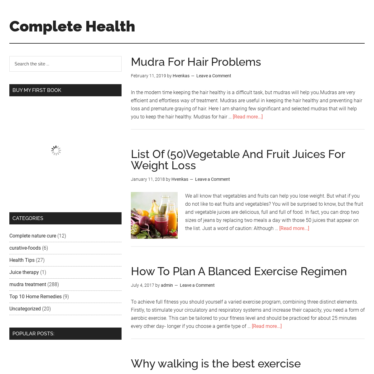 A complete backup of completehealthinfo.com