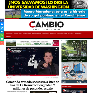 A complete backup of diariocambio.com.mx