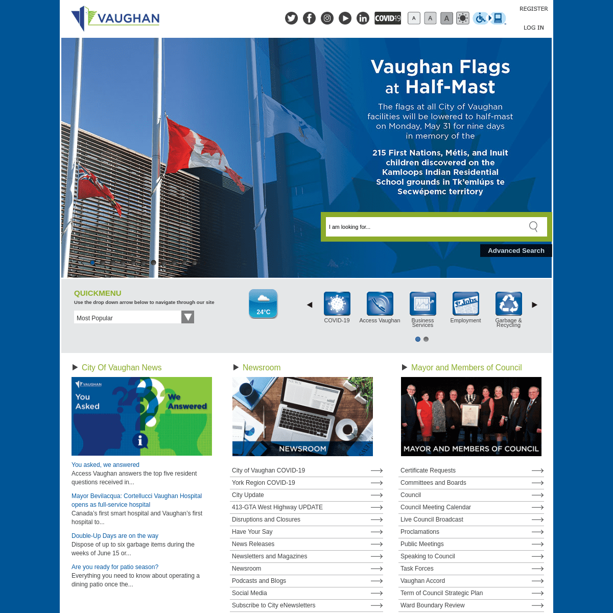 A complete backup of https://vaughan.ca