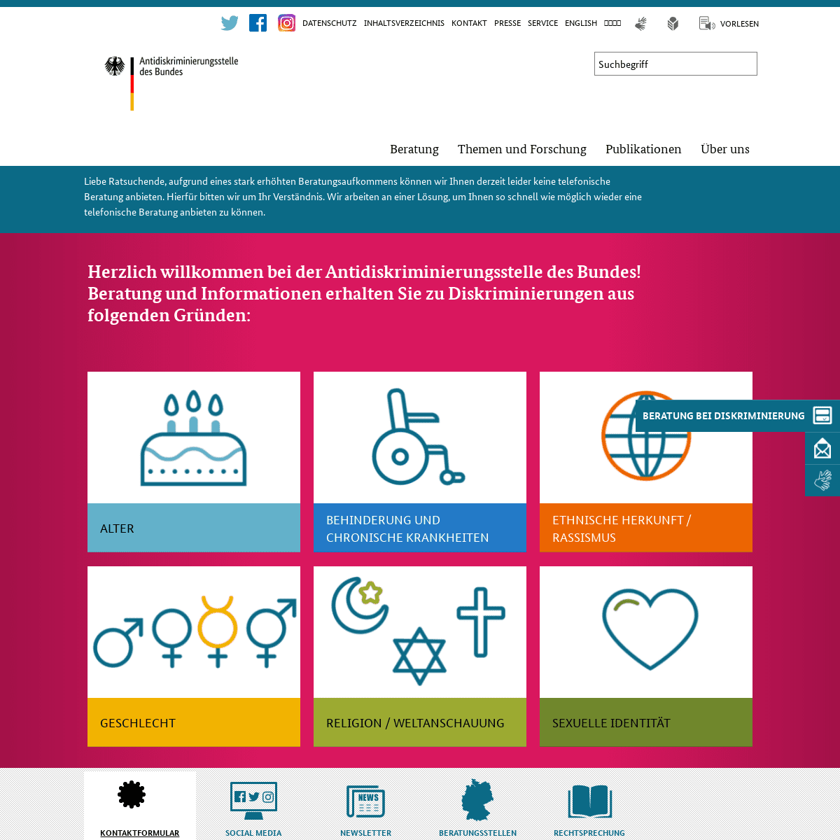 A complete backup of https://antidiskriminierungsstelle.de