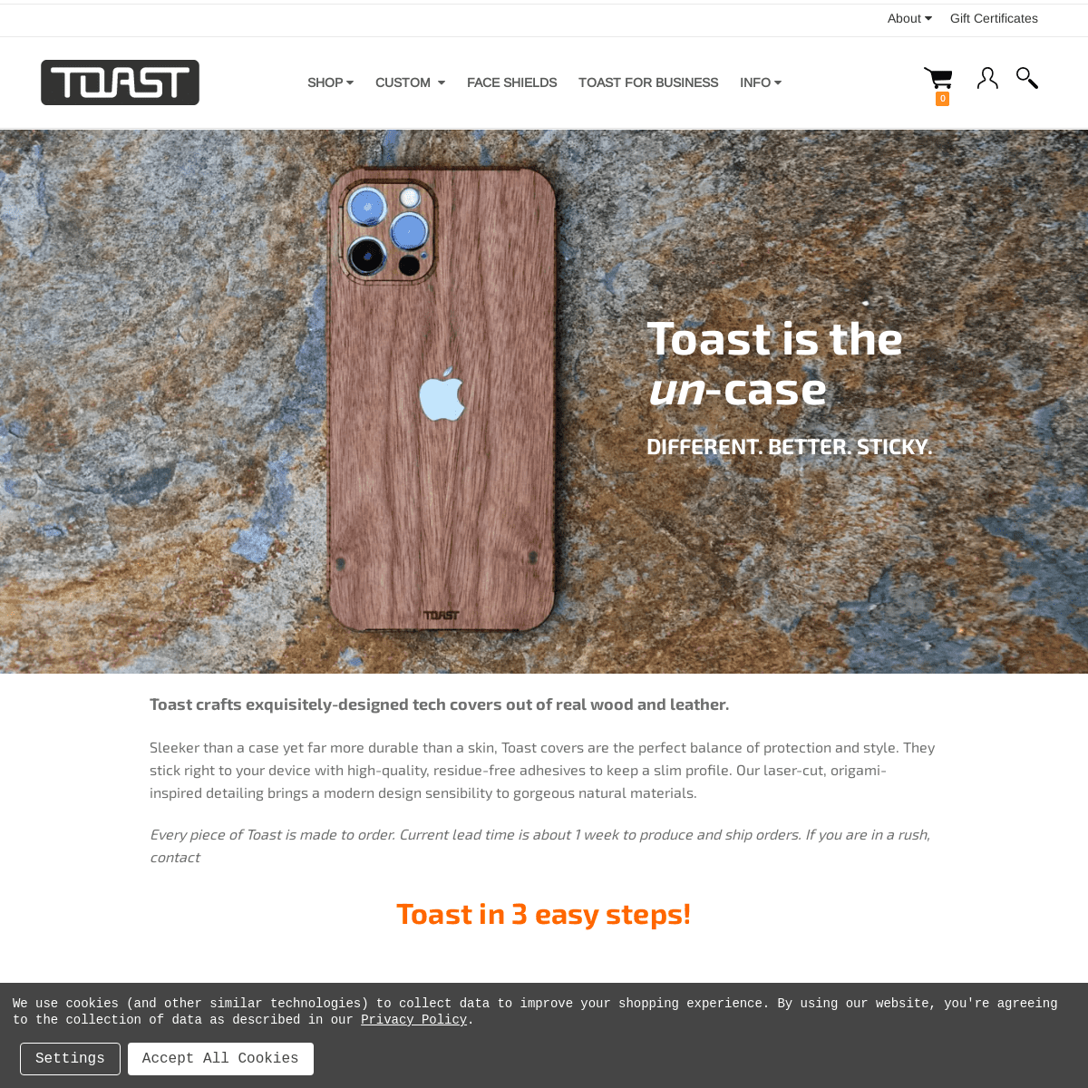 A complete backup of https://toastmade.com