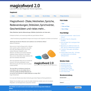 A complete backup of https://magicofword.com