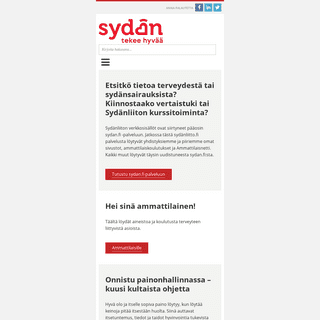 A complete backup of https://sydanliitto.fi