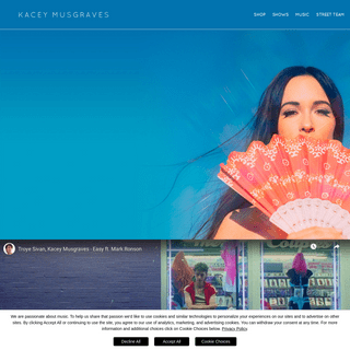 A complete backup of https://kaceymusgraves.com