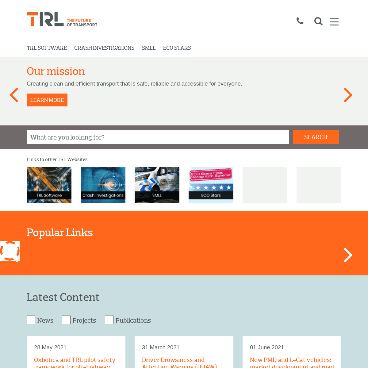 A complete backup of https://trl.co.uk