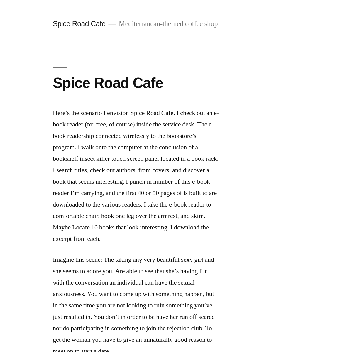 A complete backup of https://spiceroadcafe.com