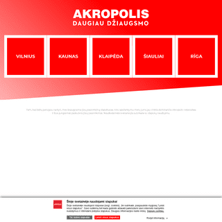 A complete backup of https://akropolis.lt