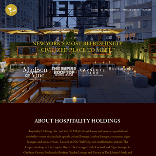 A complete backup of https://hospitalityholdings.com