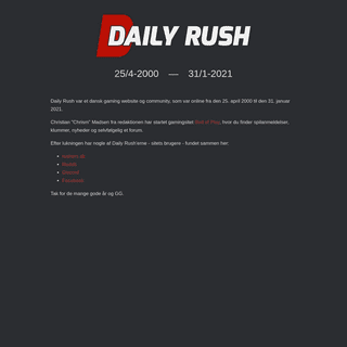 A complete backup of https://dailyrush.dk