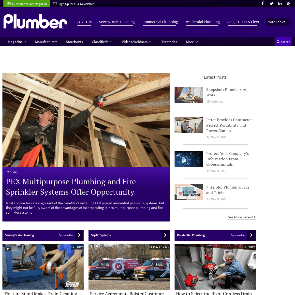 A complete backup of https://plumbermag.com