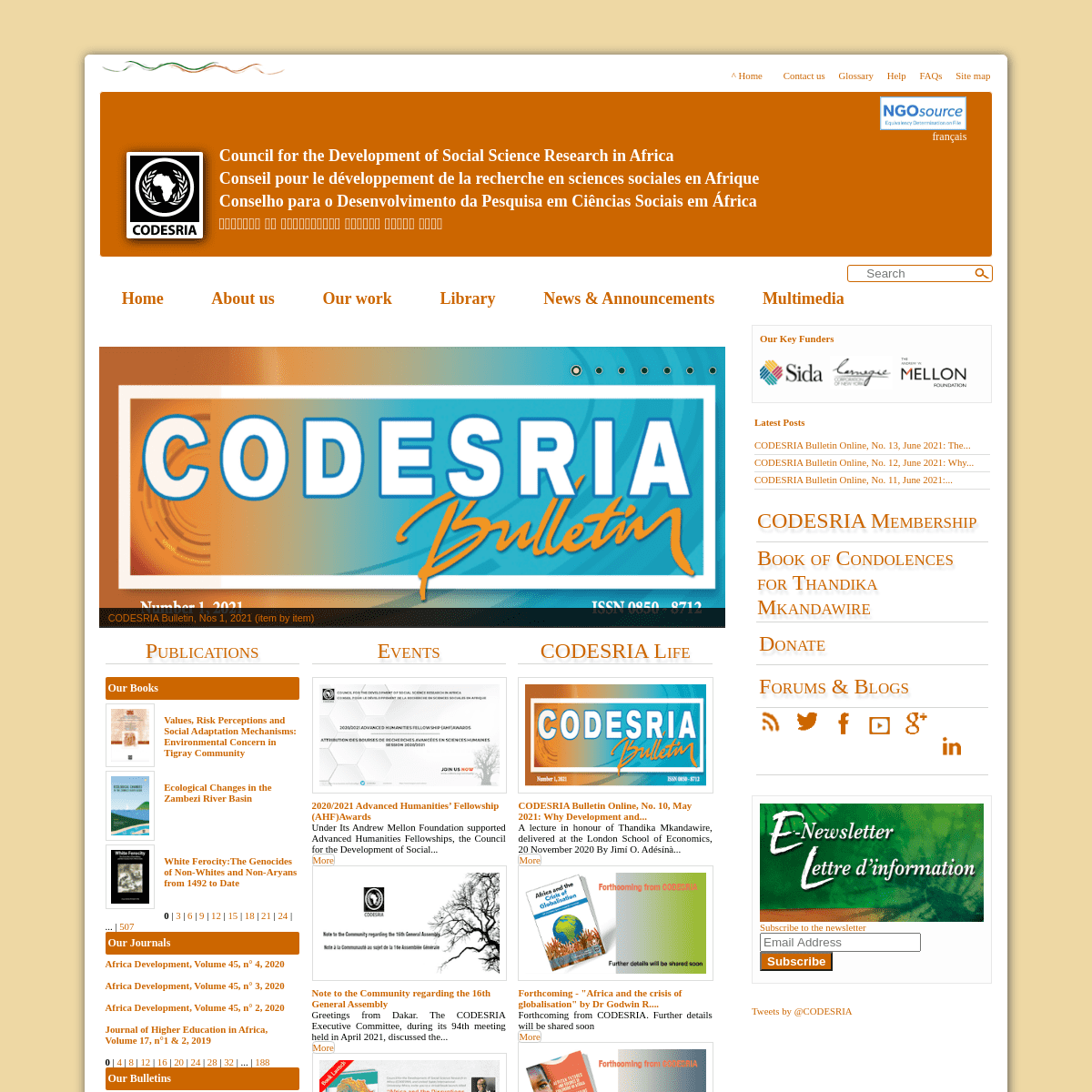 A complete backup of https://codesria.org