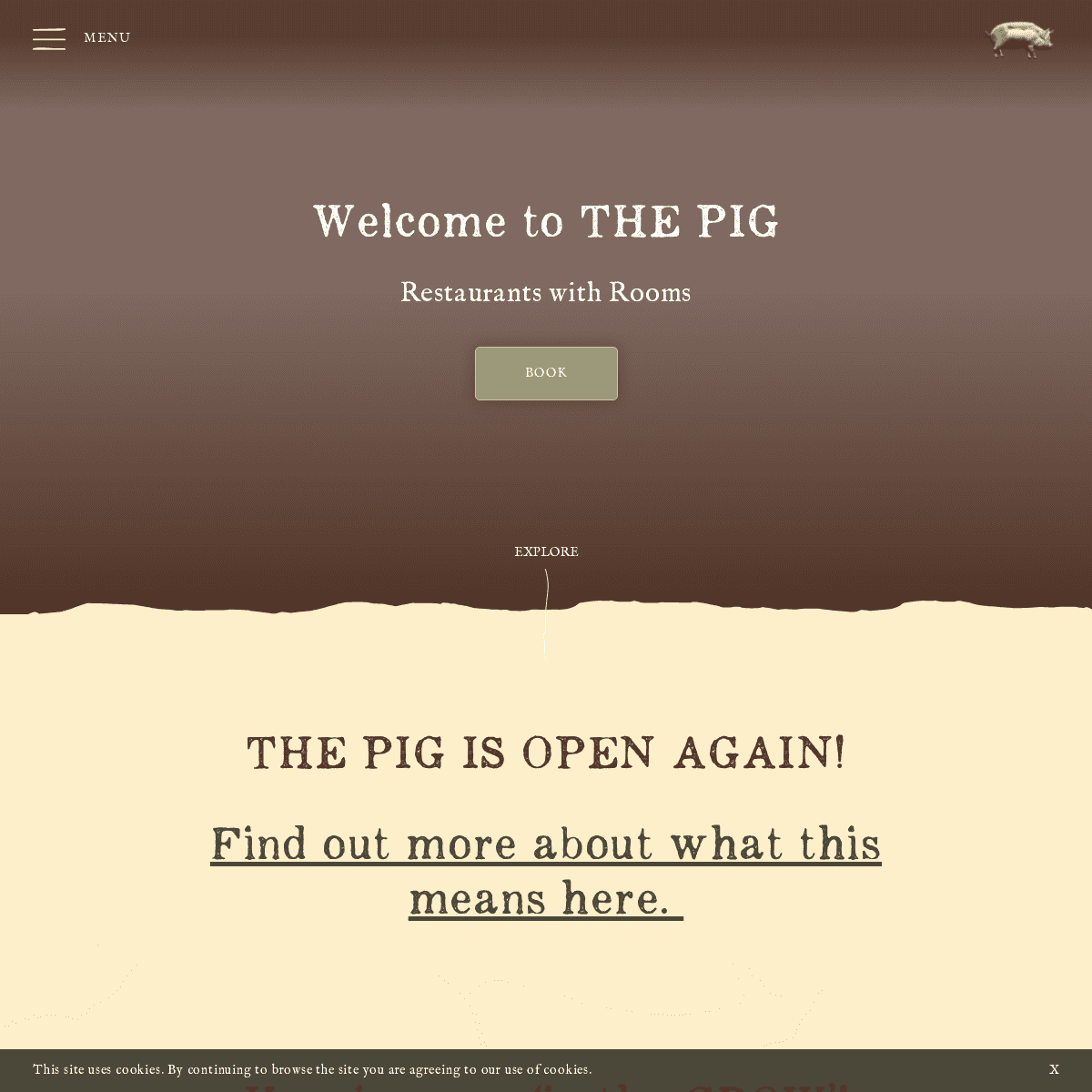 A complete backup of https://thepighotel.com