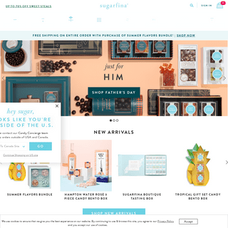A complete backup of https://sugarfina.com