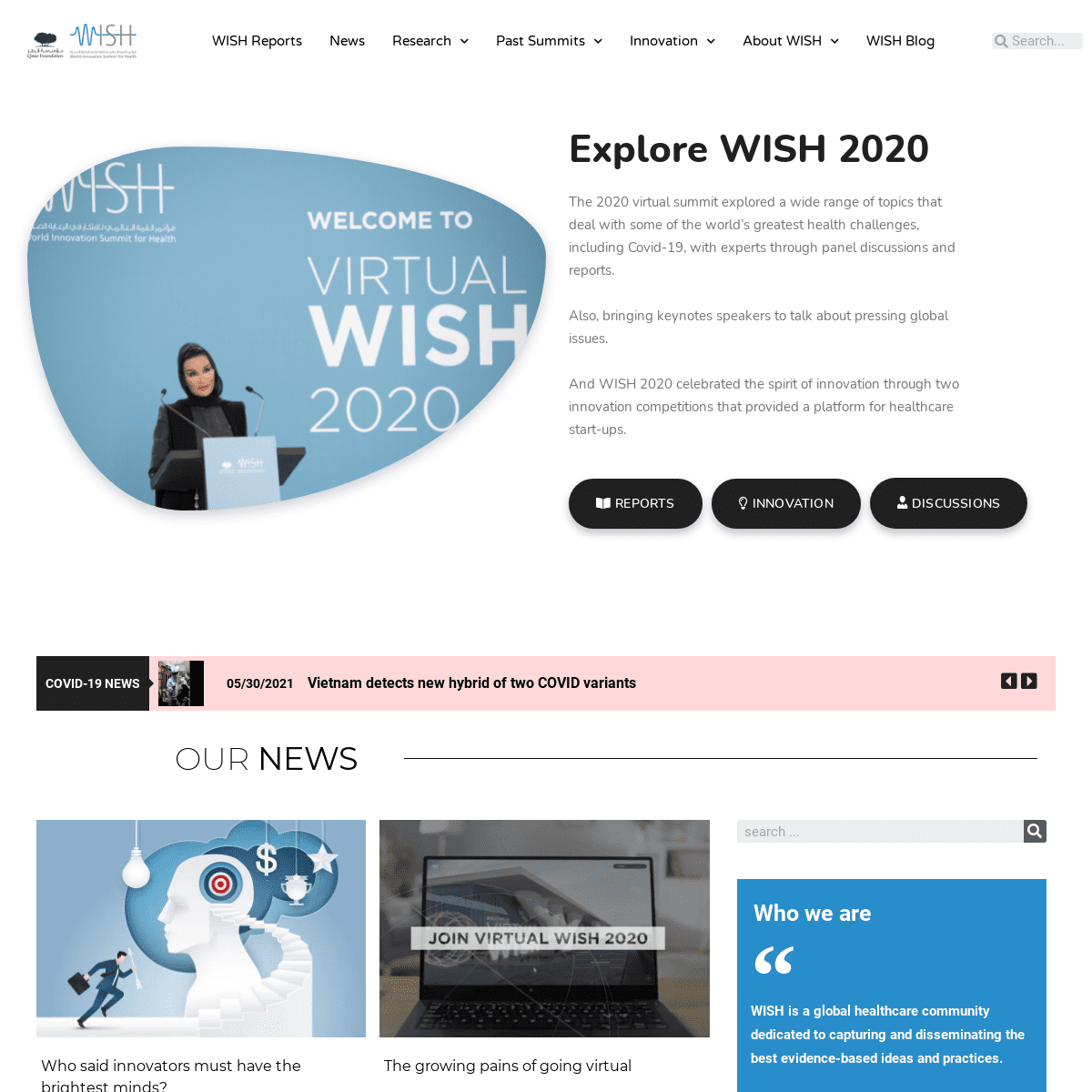 A complete backup of https://wish.org.qa