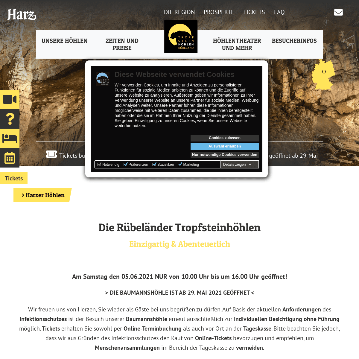 A complete backup of https://harzer-hoehlen.de