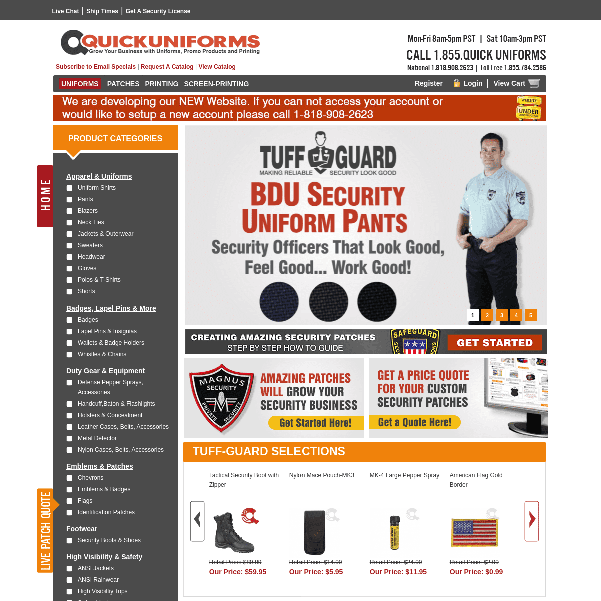 A complete backup of https://quickuniforms.com