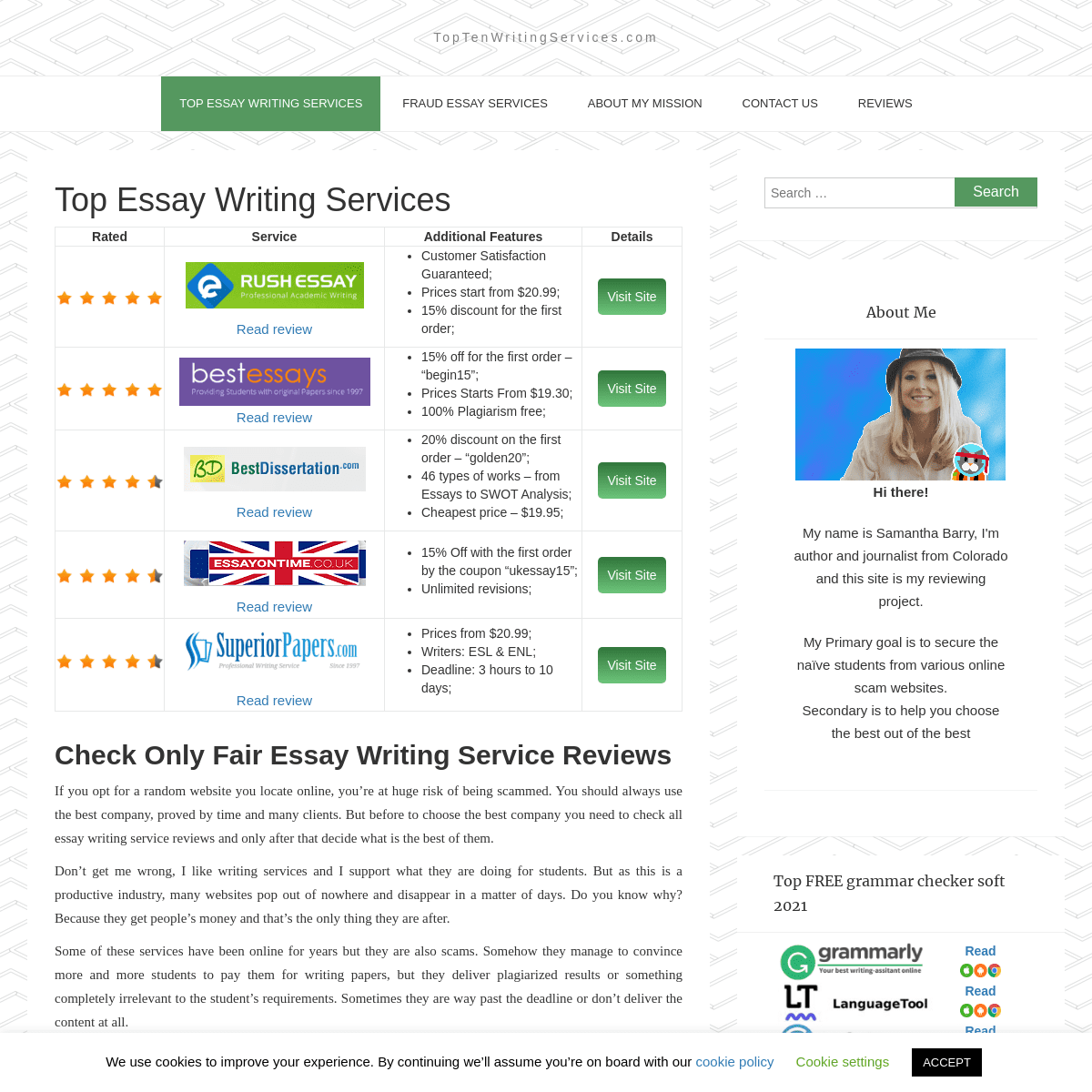 A complete backup of https://toptenwritingservices.com