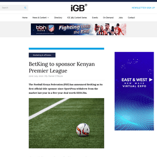 A complete backup of https://igamingbusiness.com/betking-to-sponsor-kenyan-premier-league/