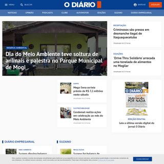 A complete backup of https://odiariodemogi.net.br