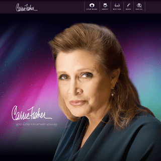 A complete backup of https://carriefisher.com