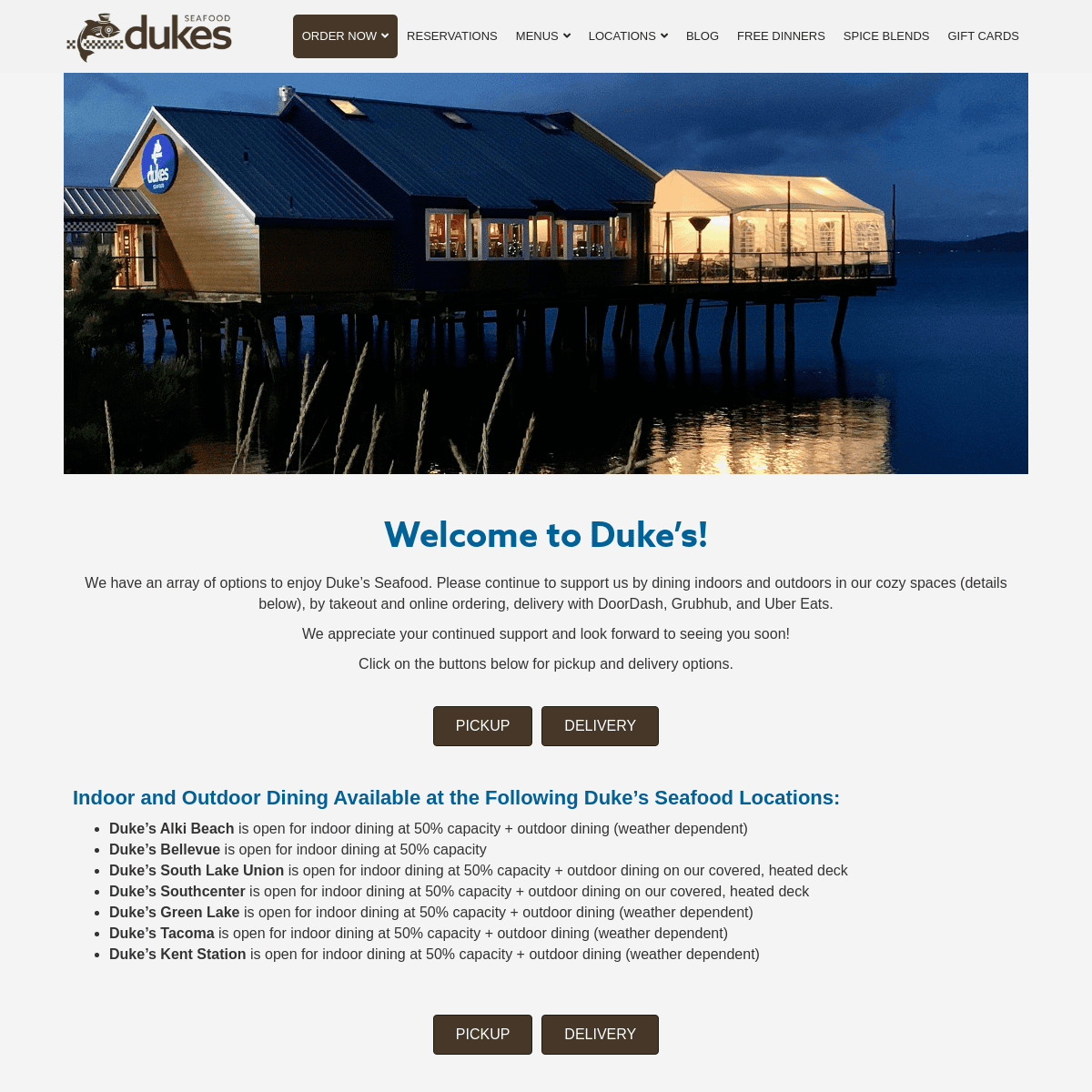 A complete backup of https://dukesseafood.com