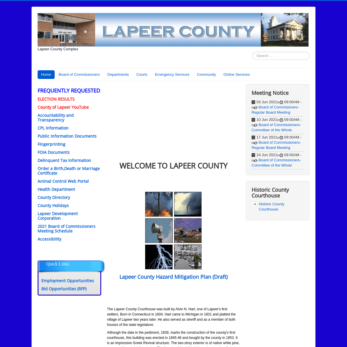 A complete backup of https://lapeercountyweb.org