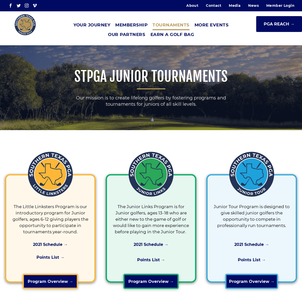 A complete backup of https://www.stpgajuniorgolf.com/tournaments