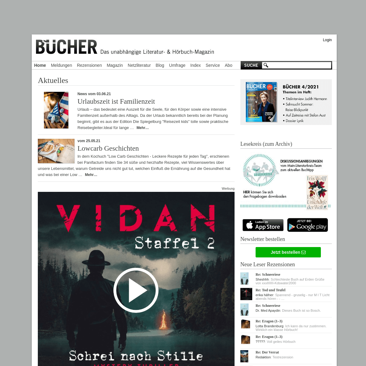 A complete backup of https://buecher-magazin.de