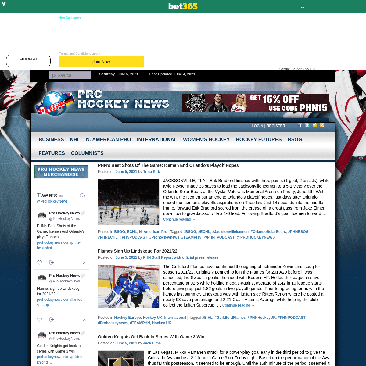 A complete backup of https://prohockeynews.com